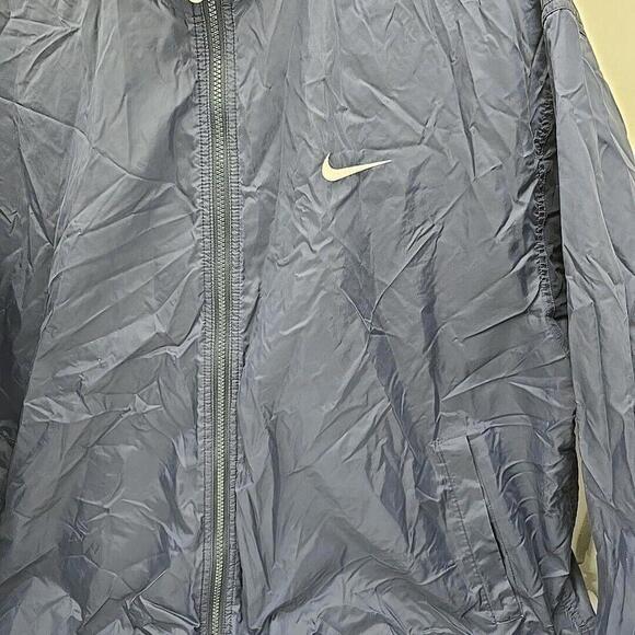 Vintage Nike Full Zip‎ Collared Embroidered Swoosh Windbreaker Jacket (Size XL) - Picture 5 of 12
